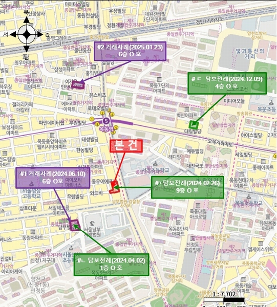 2025타경9601 서울특별시 양천구 목동로 163, 이스타팰리스 4층 402호 아파트[공급41평형] 경매 이미지