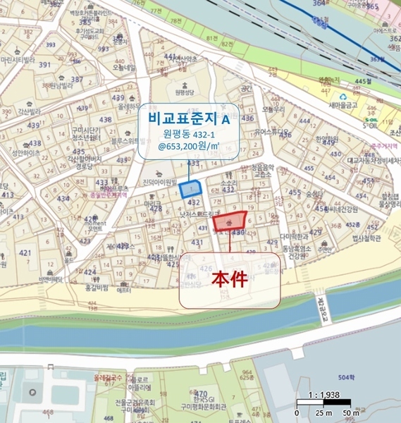 2025타경10477 경상북도 구미시 원평동 430-2 근린주택 경매 이미지