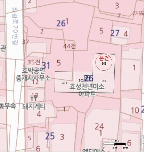 2025타경10593 경상북도 경주시 화랑로70번길 7-1, 효성천년미소 3층 305호 아파트[공급24평형] 경매 이미지