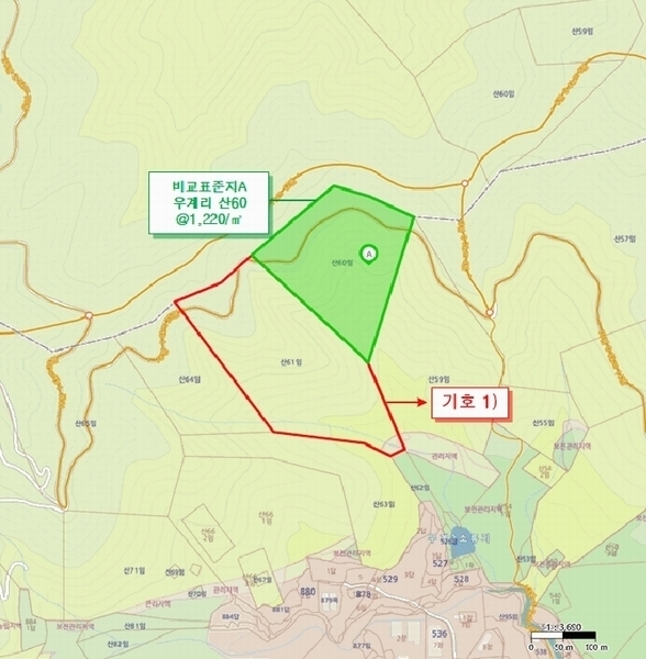 2025타경405 경상남도 김해시 상동면 우계리 산61 임야 경매 이미지