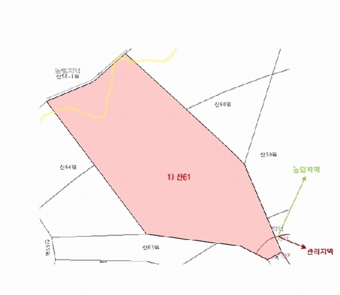 2025타경405 경상남도 김해시 상동면 우계리 산61 임야 경매 이미지