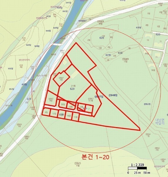 2025타경10522 경상북도 경주시 내남면 박달리 산847-11 근린시설 경매 이미지