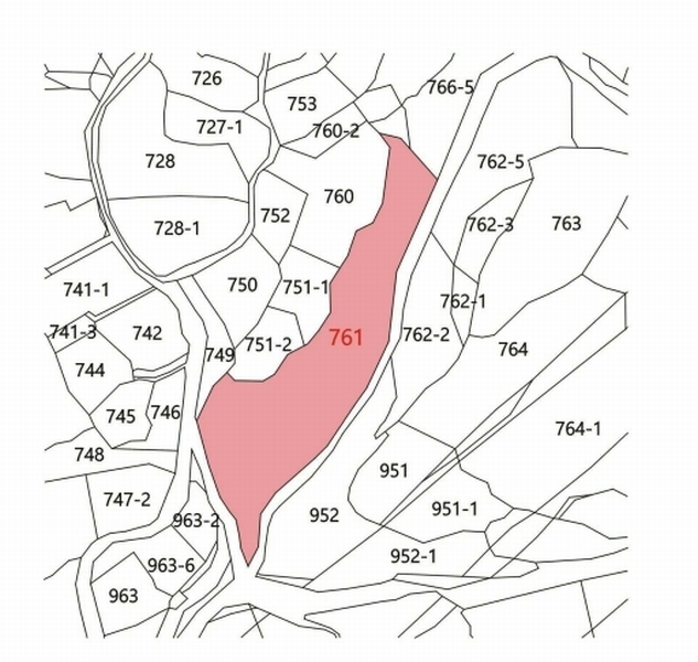 2025타경10626 경상북도 경주시 진현동 761 임야 경매 이미지