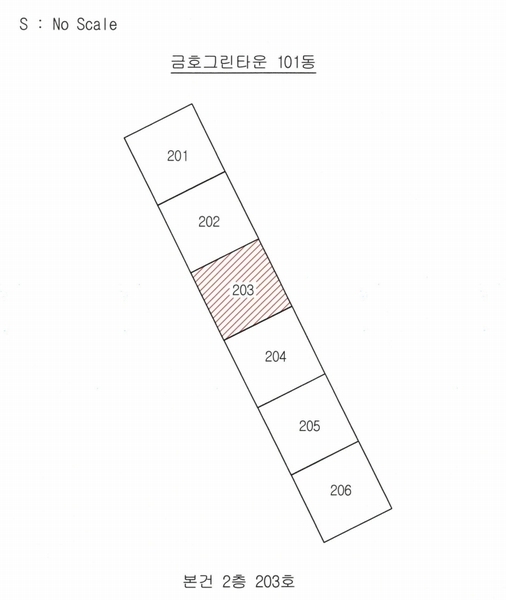 2025타경10654 경상북도 경주시 작원5길 26경상북도 경주시 작○○○○, 금호그린타운 101동 2층 203호금호그린○○ 아파트 경매 이미지
