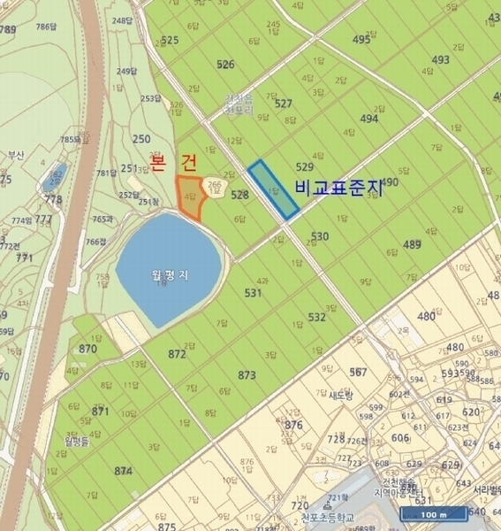 2025타경10688 경상북도 경주시 건천읍 천포리 528-4 농지 경매 이미지