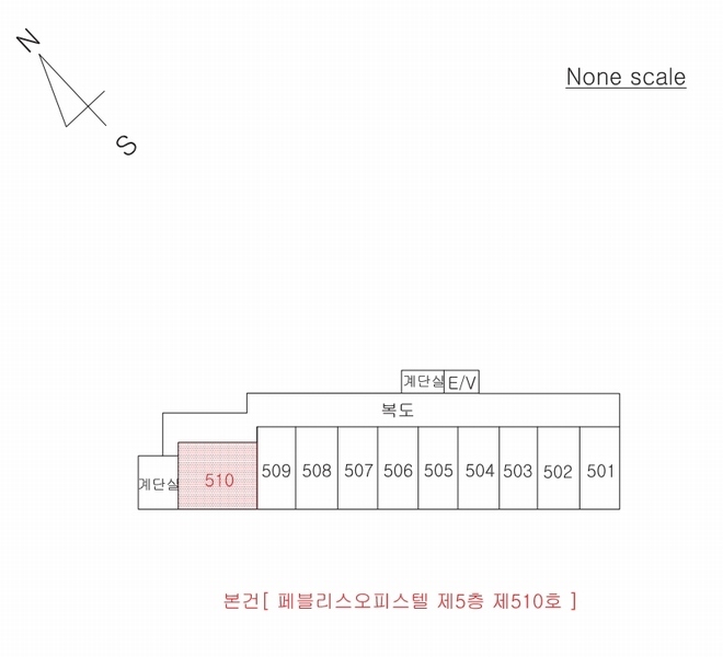 2024타경13551 경상북도 경주시 구매두림길 44, 페블리스오피스텔 5층 510호 오피스텔 경매 이미지