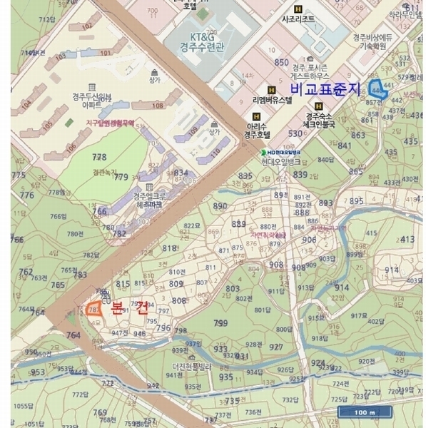 2025타경410 경상북도 경주시 진현동 787 대지 경매 이미지