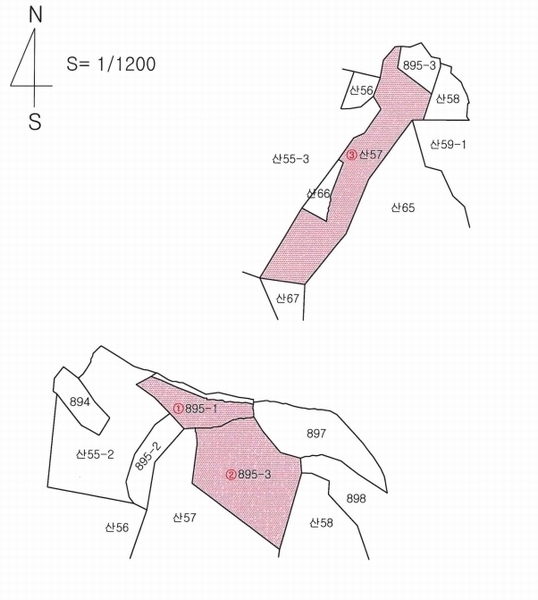 2025타경10439 경상북도 경주시 서악동 895-1 농지 경매 이미지