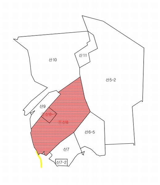 2024타경2684 경상북도 구미시 신동 산8 임야 경매 이미지