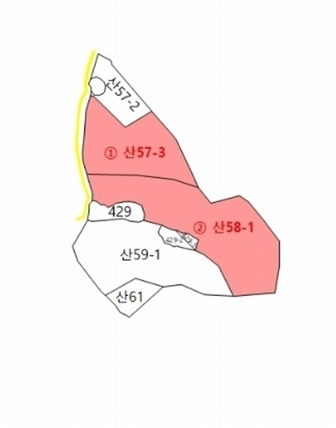 2024타경3243 경상북도 김천시 농소면 연명리 산57-3 임야 경매 이미지