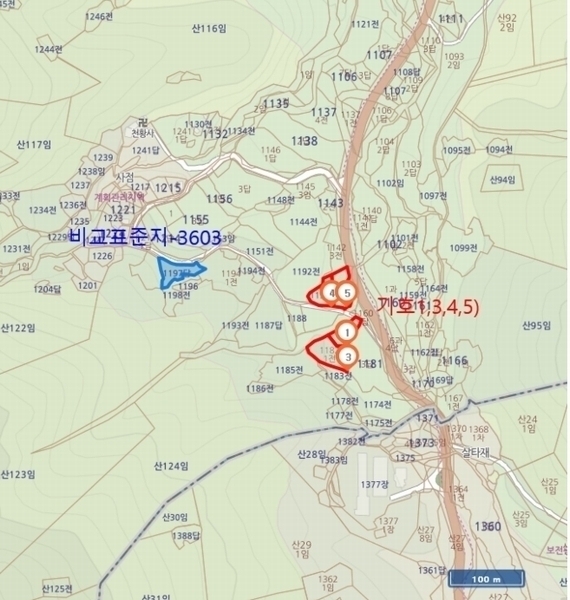 2024타경3595 경상북도 김천시 조마면 대방리 1190-2 농지 경매 이미지