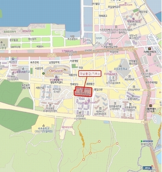 2025타경10344 강원특별자치도 속초시 온정로 24, 조양(2)주공아파트 207동 8층 803호 아파트[공급20평형] 경매 이미지