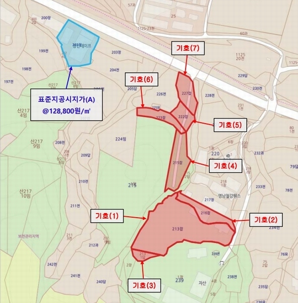 2024타경2219 경상북도 김천시 남면 운곡리 213 자동차관련시설 경매 이미지