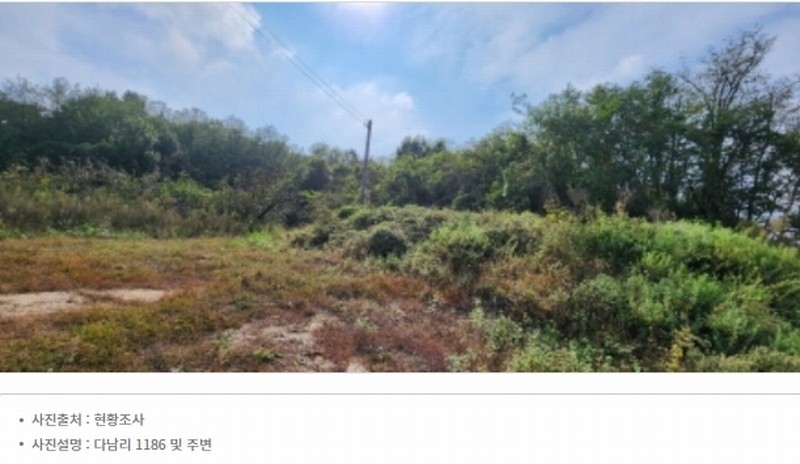 2024타경2707 경상북도 김천시 어모면 다남리 1186 농지 경매 이미지