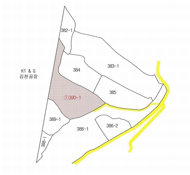 2024타경16942 경상북도 김천시 다수동 390-1 농지 경매 이미지