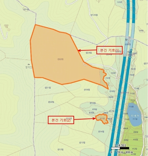 2024타경17655 경상북도 구미시 장천면 명곡리 677 농지 경매 이미지