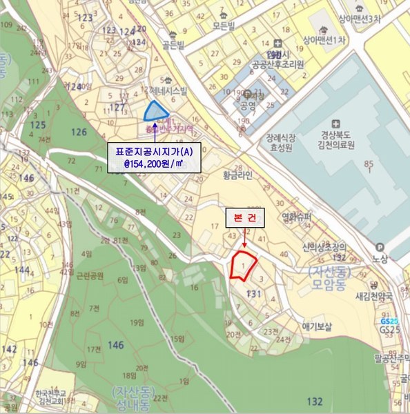 2025타경12 경상북도 김천시 모암동 131-1 주택 경매 이미지