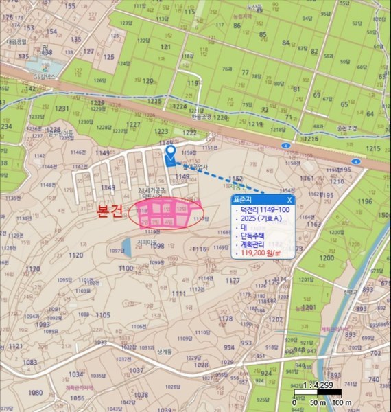 2025타경10675 경상북도 김천시 대항면 덕전리 1118 임야 경매 이미지