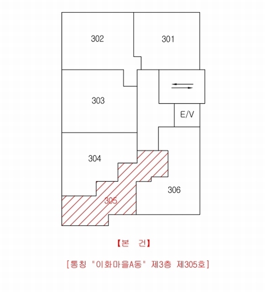 2024타경3021 경상북도 김천시 영남대로 2083-12, 이화마을 A동 3층 305호 오피스텔 경매 이미지