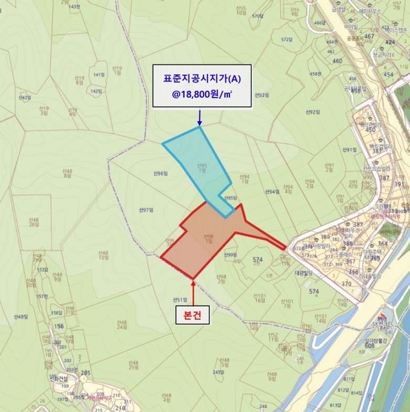 2024타경3571 경상북도 구미시 거의동 산98-1 임야 경매 이미지
