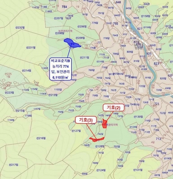 2024타경14373 경상북도 김천시 어모면 능치리 429 농지 경매 이미지