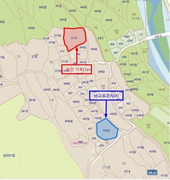 2024타경14830 경상북도 김천시 어모면 옥계리 363 농지 경매 이미지