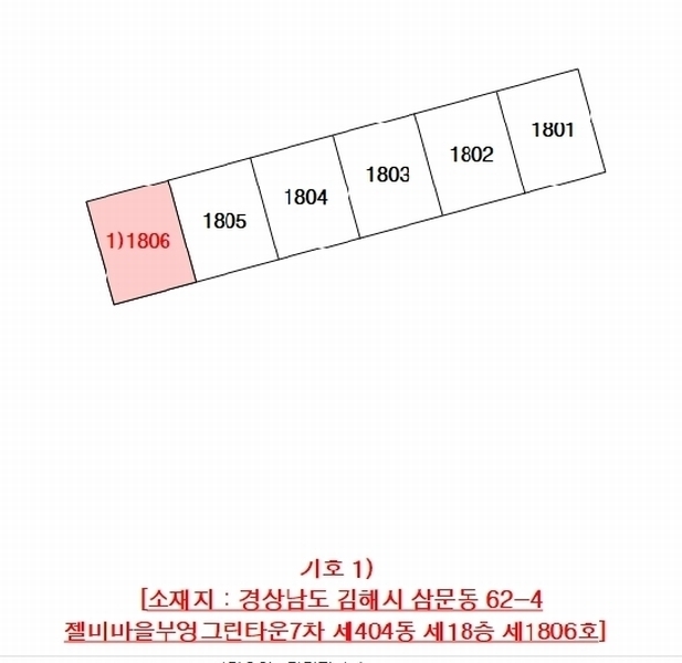 2025타경11353 경상남도 김해시 능동로 32, 젤미마을부영그린타운7차 404동 18층 1806호 아파트[공급31평형] 경매 이미지