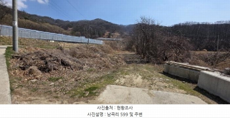 2025타경291 경상북도 김천시 감문면 남곡리 599 농지 경매 이미지