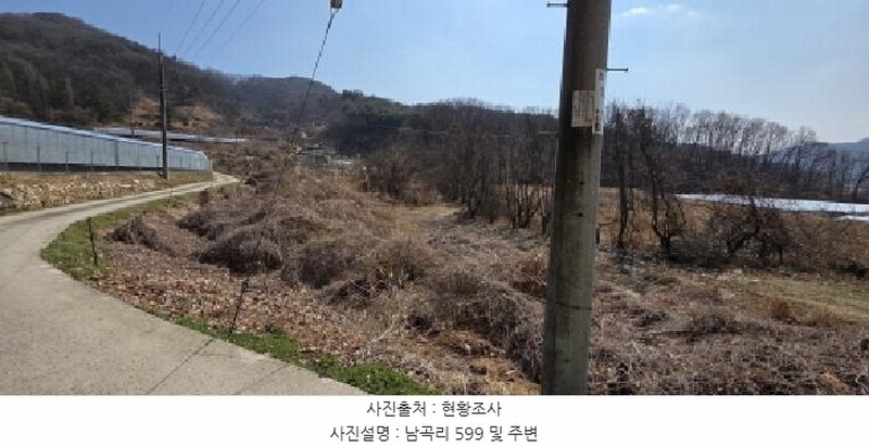 2025타경291 경상북도 김천시 감문면 남곡리 599 농지 경매 이미지