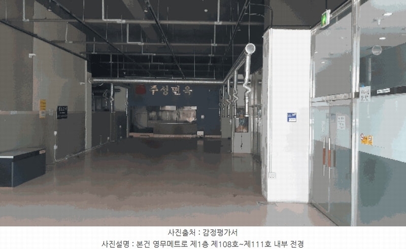 2025타경322 경상북도 김천시 혁신3로 46, 영무메트로 1층 111호 근린상가 경매 이미지