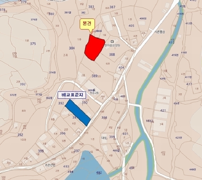 2025타경10952 경상북도 김천시 백옥동 385-2 농지 경매 이미지