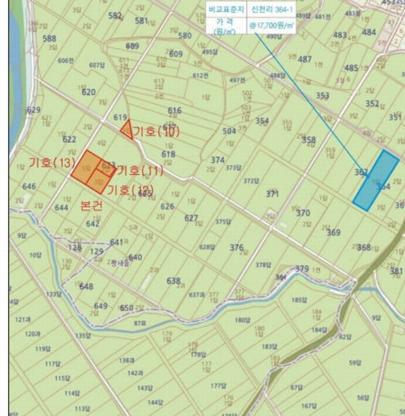 2024타경1639 경상북도 상주시 모동면 신천리 623-2 농지 경매 이미지