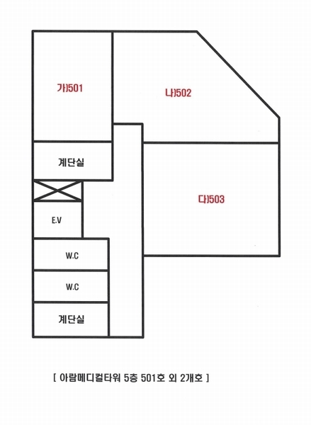 2024타경72891 경상북도 예천군 호명읍 도청대로 112, 아람메디컬타워 5층 503호 근린상가 경매 이미지