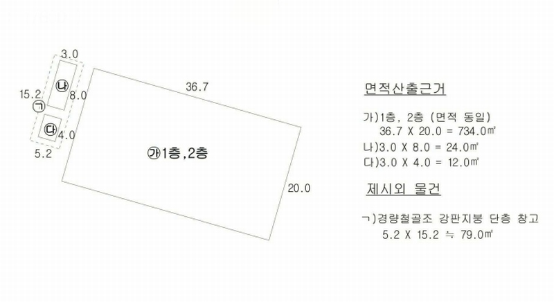 2022타경72408 경상북도 상주시 함창읍 오동리 842-1 공장 경매 이미지