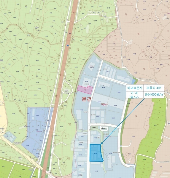 2022타경72408 경상북도 상주시 함창읍 오동리 842-1 공장 경매 이미지