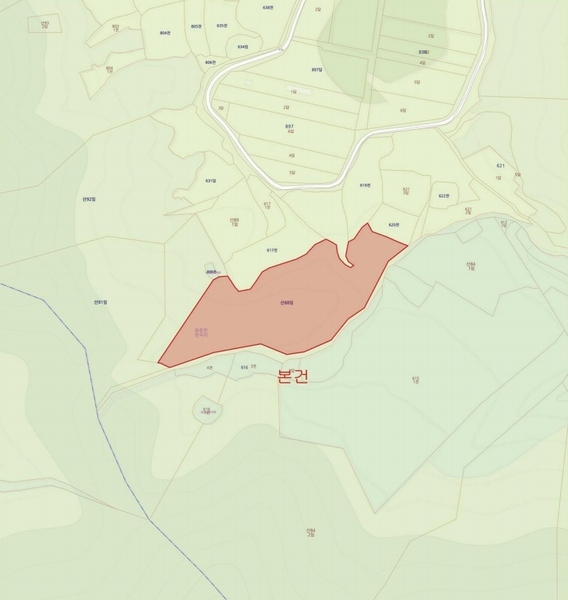 2025타경5225 경상북도 상주시 화동면 판곡리 산88 임야 경매 이미지
