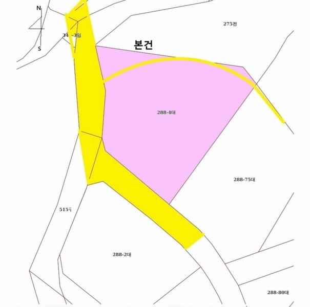 2025타경5246 경상북도 문경시 문경읍 상초리 288-4 대지 경매 이미지