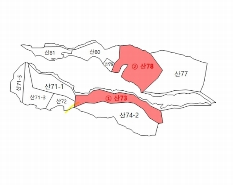 2024타경1691 경상북도 상주시 이안면 양범리 산78 임야 경매 이미지
