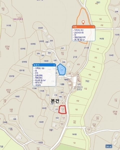 2024타경72372 경상북도 상주시 모서면 가막리 170-1 주택 경매 이미지
