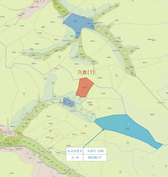 2024타경691 대구광역시 군위군 소보면 서경리 산71 임야 경매 이미지