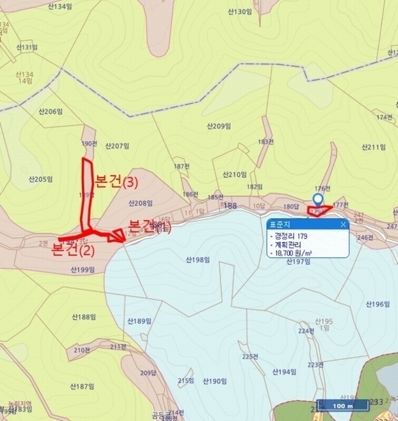 2024타경10288 경상북도 영덕군 축산면 경정리 189 농지 경매 이미지