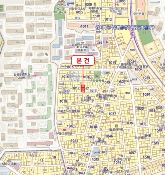 2024타경130433 서울특별시 강서구 화곡로13길 90-45, 동우하이빌 5층 501호 다세대(빌라)[공급10평형] 경매 이미지
