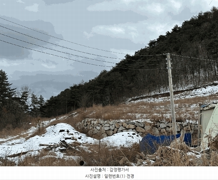 2025타경10167 경상북도 영덕군 지품면 원전리 374 임야 경매 이미지
