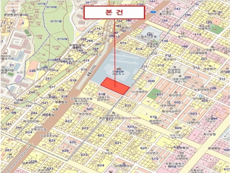 2024타경34430 경상북도 포항시 북구 중흥로241번길 42, 빌드원르헤브3차아파트 11층 1105호 아파트 경매 이미지