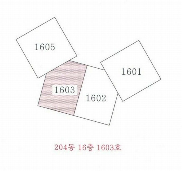 2024타경35396 경상북도 포항시 북구 성실로 50, 현진에버빌아파트 204동 16층 1603호 아파트[공급36평형] 경매 이미지