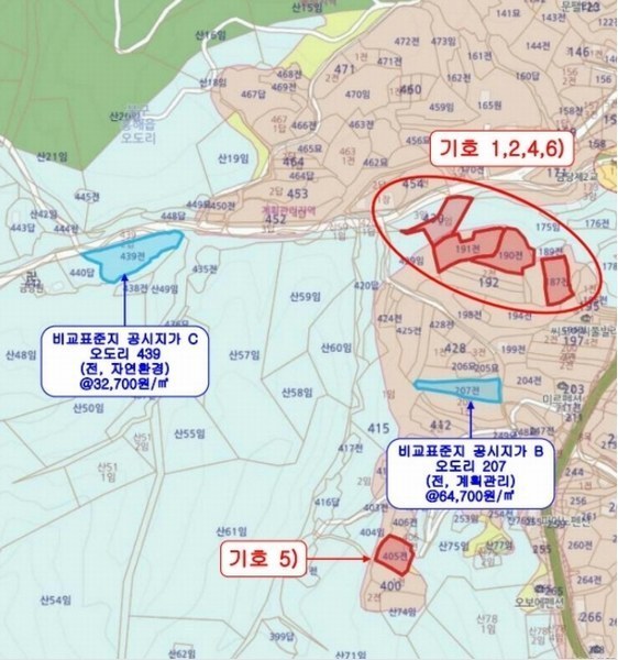 2024타경36429 경상북도 포항시 북구 흥해읍 오도리 405 농지 경매 이미지