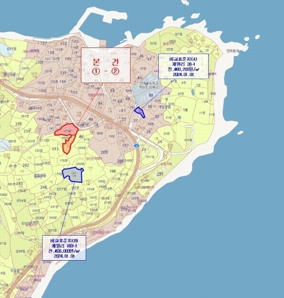 2024타경36870 경상북도 포항시 남구 장기면 계원리 177 농지 경매 이미지