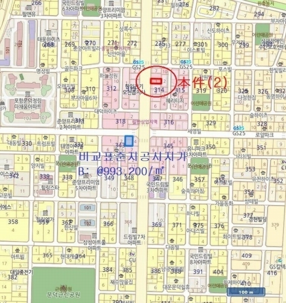 2024타경37118 경상북도 포항시 남구 오천읍 문덕리 314-1 근린시설 경매 이미지