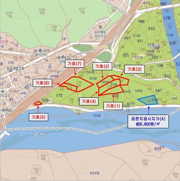 2025타경3075 경상북도 포항시 북구 송라면 방석리 569-1 농지 경매 이미지