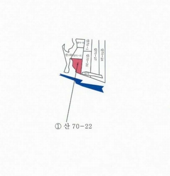 2025타경3667 경상북도 포항시 북구 흥해읍 초곡리 산70-22 임야 경매 이미지